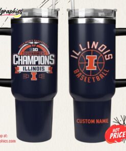 Illinois Fighting Illini 2024 Big Ten Men’s Basketball Conference Tournament Champions Tumbler 40 OZ Illinois Fighting Illini 2024 Big Ten Men’s Basketball Conference Tournament Champions Tumbler 40 OZ