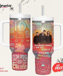 Imagine Dragon Pop Band Eyes Closed Nice To Meet You Stanley Tumbler 40oz