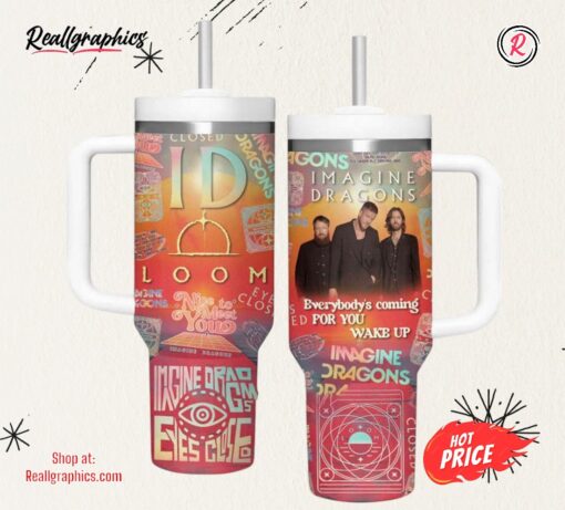 Imagine Dragon Pop Band Eyes Closed Nice To Meet You Stanley Tumbler 40oz
