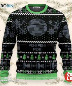 Imperial Death Star Star Wars Ugly Christmas Sweater, Star Wars Christmas Sweater