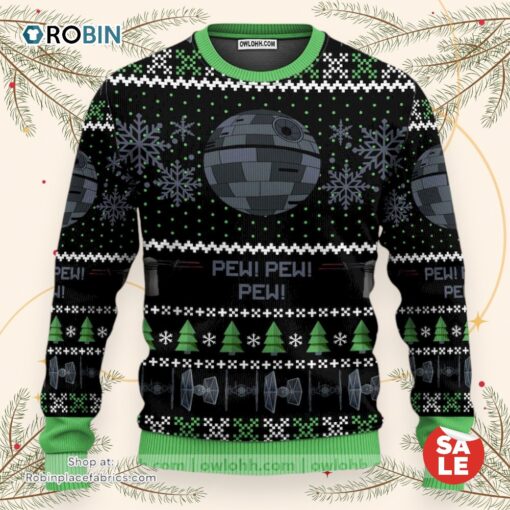 Imperial Death Star Star Wars Ugly Christmas Sweater, Star Wars Christmas Sweater