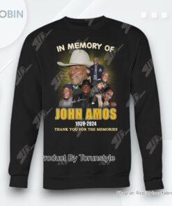 In Memory Of John Amos 1939 2024 Thank You For The Memories T Shirt