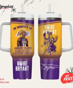 In Memory Of Kobe Bryant 40 Oz Tumbler