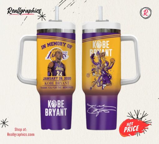 In Memory Of Kobe Bryant 40 Oz Tumbler