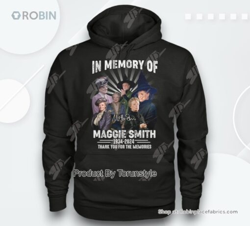 In Memory Of Maggie Smith 1934 2024 Thank You For The Memories T Shirt