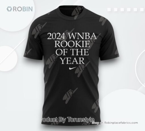 Indiana Fever Caitlin Clark 2024 WNBA Rookie Of The Year T Shirt