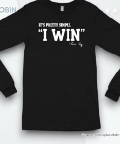 Indiana Hoosiers Curt Cignetti It’s Pretty Simple I Win Coach Cig Shirt