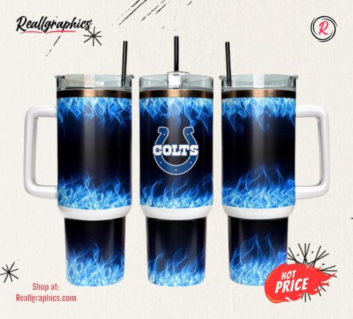 Indianapolis Colts 40oz Tumbler NFL Tumbler Wrap