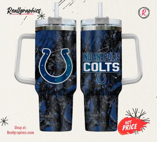 Indianapolis Colts NFL Hunting Personalized Stanley Tumbler 40oz