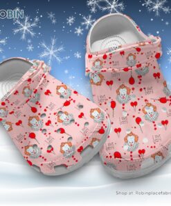 IT Halloween, I Love Derry Quotes Printed 3D Printed Crocs Clogs Shoes