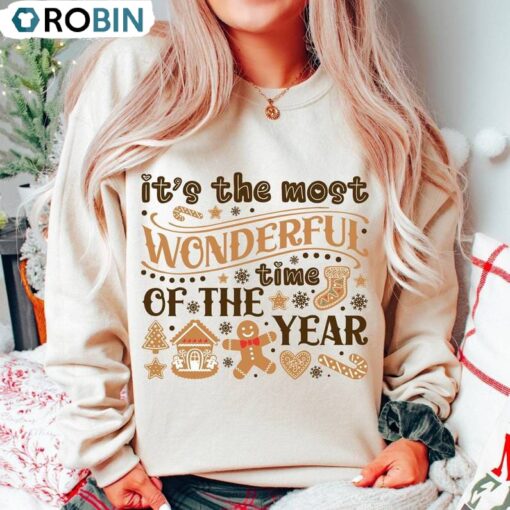 It S The Most Wonderful Time Of The Year Sweatshirt, Merry Christmas Shirt
