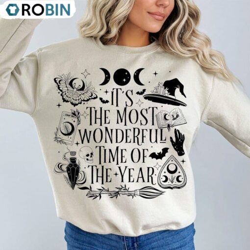 It S The Most Wonderful Time Of The Year Sweatshirt, Retro Halloween Shirt