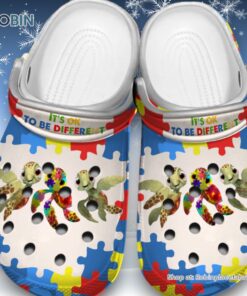 It’s ok to be different 3D Printed Crocs Clogs Shoes