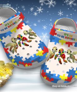 It’s ok to be different 3D Printed Crocs Clogs Shoes