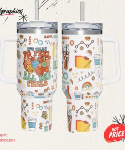 It’s Okay To Feel All The Feels 40oz Tumbler, Mental Health 40oz Tumbler