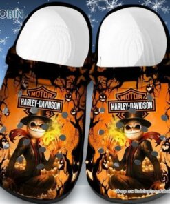 Jack Motor Harley Davidson Halloween Night Classic Crocs