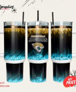 Jacksonville Jaguars 40oz Tumbler NFL Tumbler Wrap Jacksonville Jaguars 40oz Tumbler NFL Tumbler Wrap