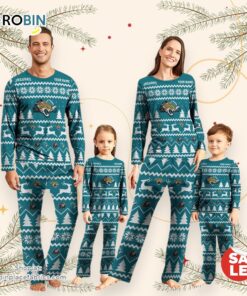 Jacksonville Jaguars Christmas NFL Custom Family Pajamas