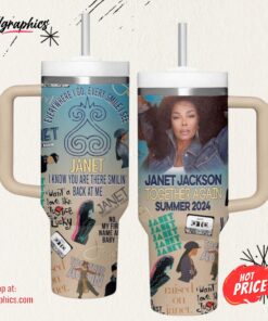 Janet Jackson Together Agian Summer 2024 Stanley Cup Tumbler