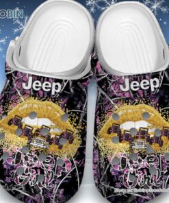 Jeep Girl 3D Printed Crocs Clogs Shoes