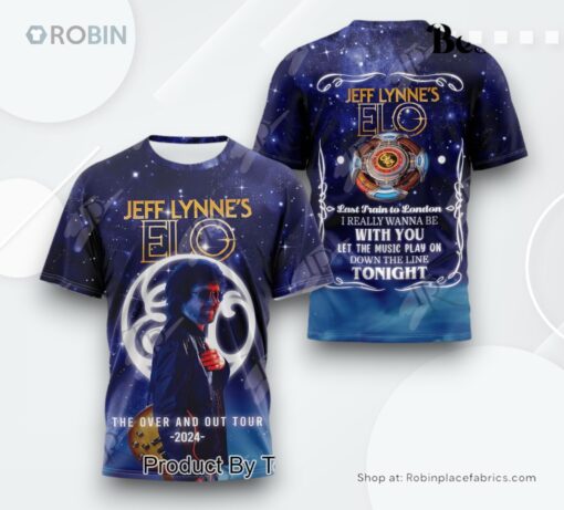 Jeff Lynne’s Elo The Over And Out Tour 2024 T Shirt