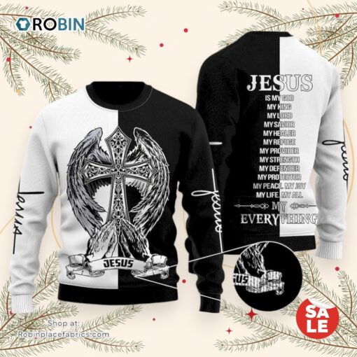 Jesus Easter Ugly Christmas Sweater, Jesus Christmas Sweater