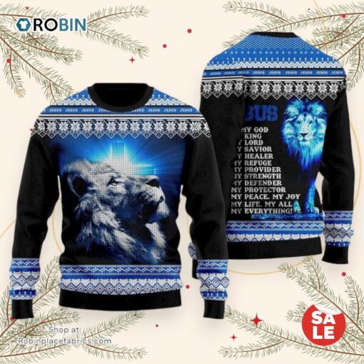 Jesus Is My Everything Ugly Christmas Sweater, Jesus Christmas Sweater