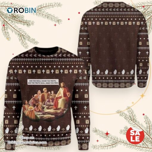 Jesus Ugly Christmas Sweater, Jesus Christmas Sweater
