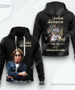 John Lennon 1940 1980 Thank You For The Memories AOP Clothing (Hoodie, Sweatshirt, T Shirt) John Lennon 1940 1980 Thank You For The Memories AOP Clothing (Hoodie, Sweatshirt, T Shirt)