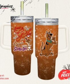 Just A Girl Loves Scooby Doo 40Oz Tumbler With Handle