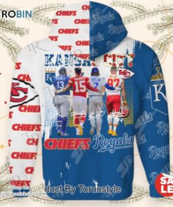 Kansas City Chiefs X Kansas City Royals Hoodie