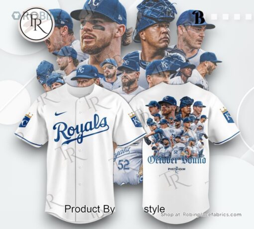 Kansas City Royals 2024 MLB Postseason Baseball Jersey Shirt Style