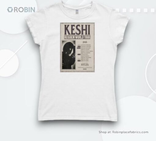 Keshi Requiem World Tour 2025 New Shirt