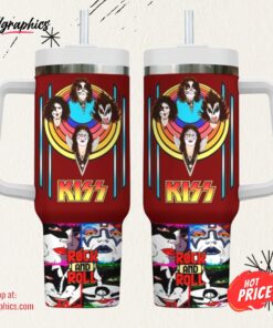 Kiss Band Music 2024 40oz Stanley Tumbler