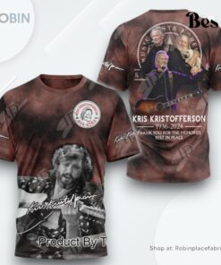 Kris Kristofferson 1959 2024 Thank You For The Memories Rest In Peace AOP Clothing (Hoodie, Sweatshirt, T Shirt)