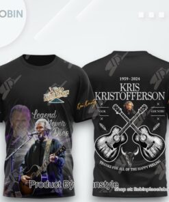 Kris Kristofferson 1959 2024 Thanks For All Of The Happy Feeling T Shirt