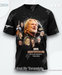 Kris Kristofferson In Our Hearts 1959 2024 T Shirt