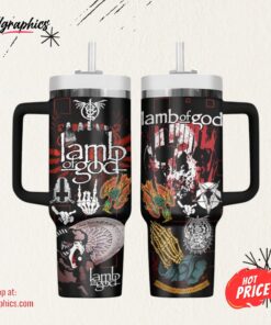 Lamb Of God Music Custom Stanley Cup 40 OZ Tumbler With Handle Lamb Of God Music Custom Stanley Cup 40 OZ Tumbler With Handle