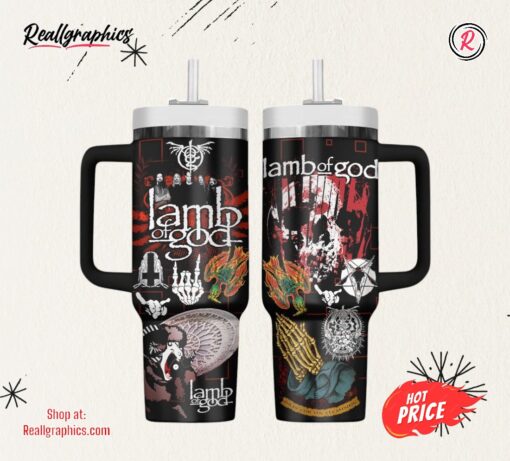 Lamb Of God Music Custom Stanley Cup 40 OZ Tumbler With Handle