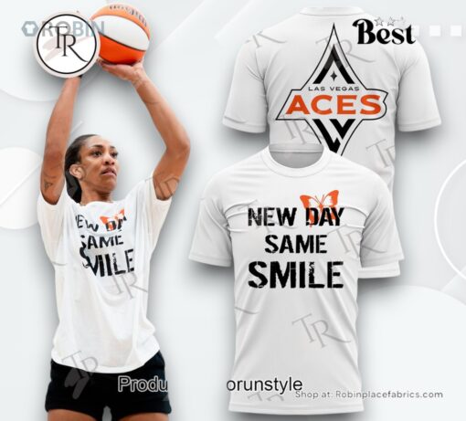 Las Vegas Aces New Day Same Smile T Shirt