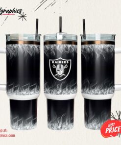 Las Vegas Raiders 40oz Tumbler NFL Tumbler Wrap