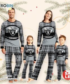 Las Vegas Raiders NFL Custom Your Name Football Team Pajamas
