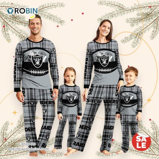 Las Vegas Raiders NFL Custom Your Name Football Team Pajamas