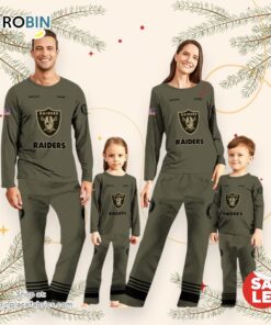 Las Vegas Raiders Pajamas Sport Pajamas Personalized Your Name NFL Pajamas