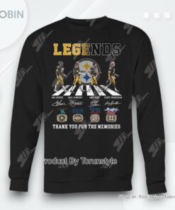 Legends Pittsburgh Steelers Thank You For The Memories T Shirt