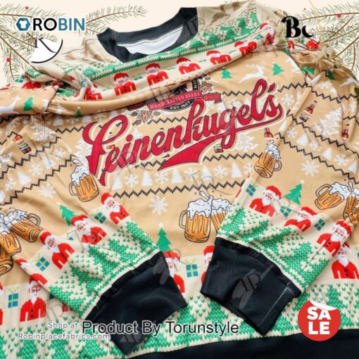 Leinenkugel’s Ugly Christmas Sweater   Festive Beer Themed Holiday Pullover