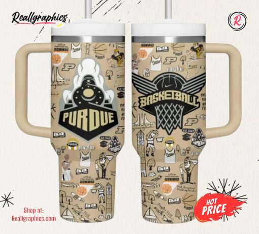 Let’s Go Purdue Basketball Stanley 40oz Tumbler