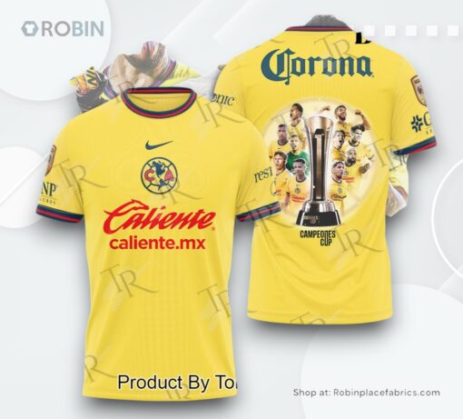 LIGA MX Club America 2024 Campeones Cup AOP Clothing (Hoodie, Sweatshirt, T Shirt)