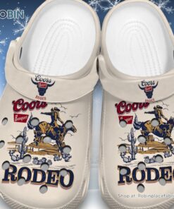 Lightweight Coors Banquet Rodeo 3D Printed Crocs Shoes