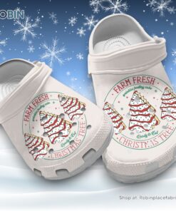 Lightweight Farm Fresh Christmas Tree 3D Printed Crocs Shoes Lightweight Farm Fresh Christmas Tree 3D Printed Crocs Shoes